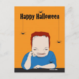 Feliz Dia das Bruxas Cartão postal do Frankenstein