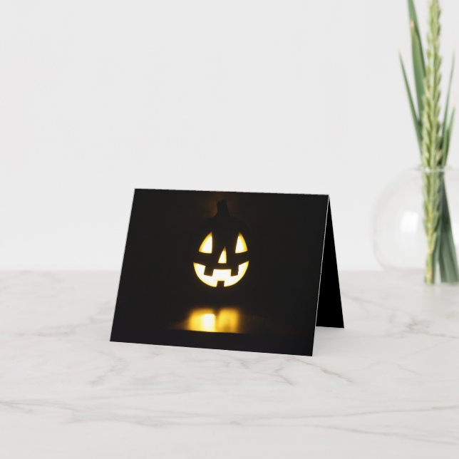 Feliz Dia das Bruxas! Um Cartão de Cartões de nata (Frente)