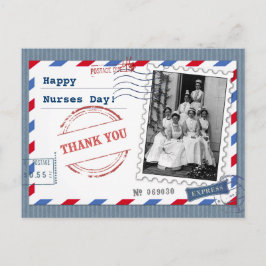Feliz Dia das Enfermeiras. Cartões postais Design
