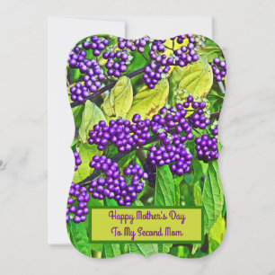 "Feliz Dia das Mães à Minha Segunda Mãe"/floral