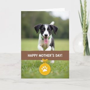Feliz Dia das Mães Cartão de Amor de Cachorrinho