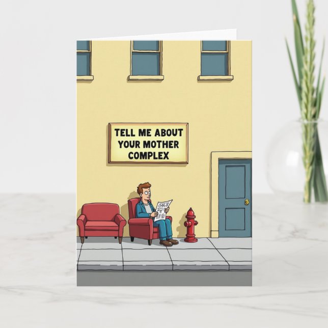 Feliz Dia das Mães Cartão de Cena de Rua (Frente)