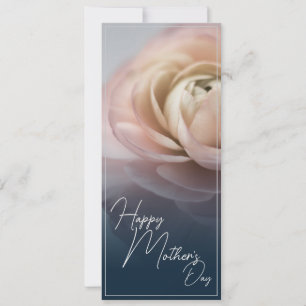 Feliz Dia das Mães com Grande Rosa Rosa