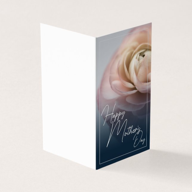 Feliz Dia das Mães com Grande Rosa Rosa (Exterior)