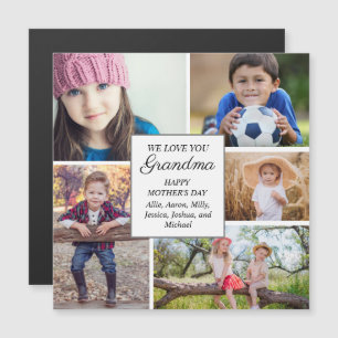 Feliz Dia das Mães Vovó 5 Foto de Família Infantil
