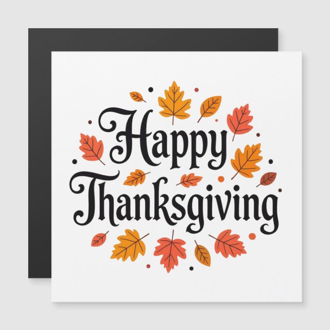 Feliz Dia de Ação de Graças (Frente/Verso)