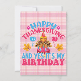 Feliz Dia de Ação de Graças E Sim É O Meu Cartão d