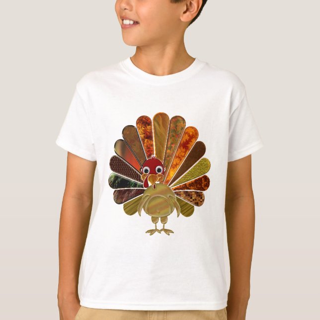 Feliz Dia de Ação de Graças na Turquia - Camiseta  (Frente)