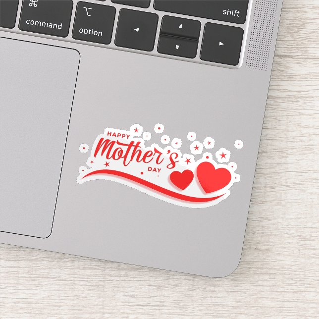 Feliz dia de as mães adesivo (Detalhe)