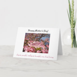 Feliz dia de as mães! Cartões Flores de Mata Rosa