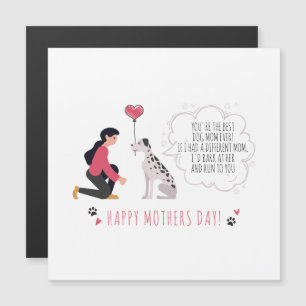 Feliz dia de as mães Personalizado de Melhor Cão M