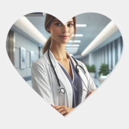 Feliz dia de enfermeira de adesivos