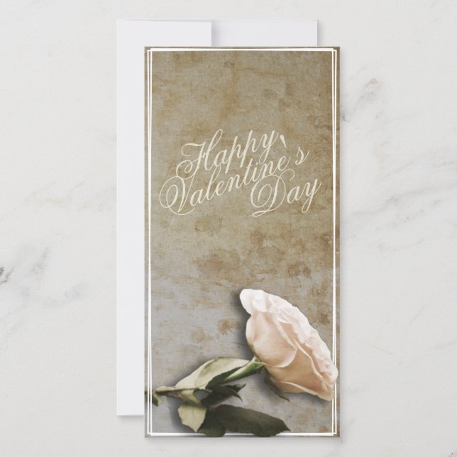 Feliz dia de os namorados com Rosa (Frente)