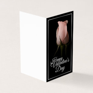 Feliz dia de os namorados com rosa rosa