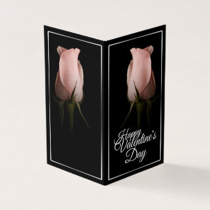 Feliz dia de os namorados com rosa rosa