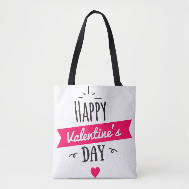 Feliz dia de os namorados Tote Bag (Frente)
