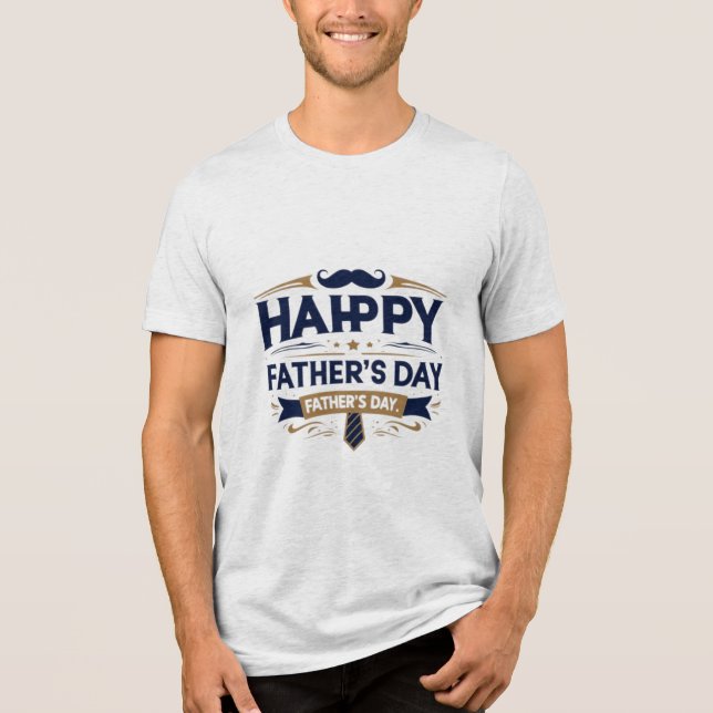 Feliz Dia de os pais T-Shirt | Presente perfeito p (Frente)
