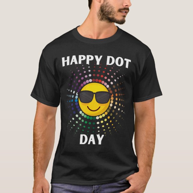 Feliz Dia de Ponto Faça Sua Camiseta Marca (Frente)