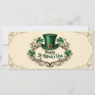 Feliz Dia de São Patrício Design de Trevo