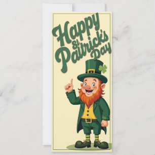 Feliz Dia de São Patrício Leprechaun Fofo