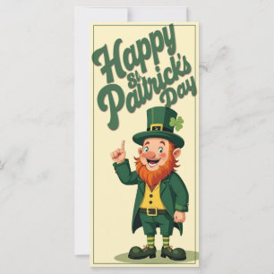Feliz Dia de São Patrício Leprechaun Fofo