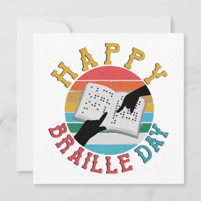 Feliz Dia do Braille (Frente)