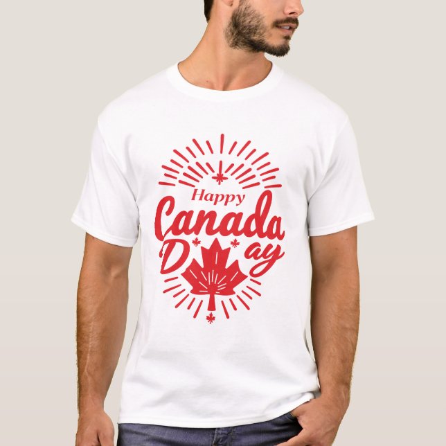 Feliz Dia do Canadá - melhor camiseta (Frente)