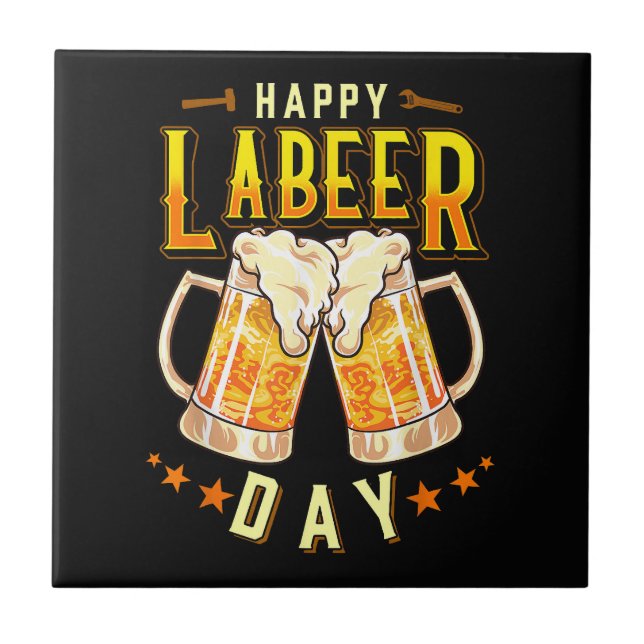 Feliz Dia do Labeer Funny Dia do Trabalho (Frente)