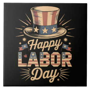Feliz Dia do Trabalhador Comemoração Patriótica