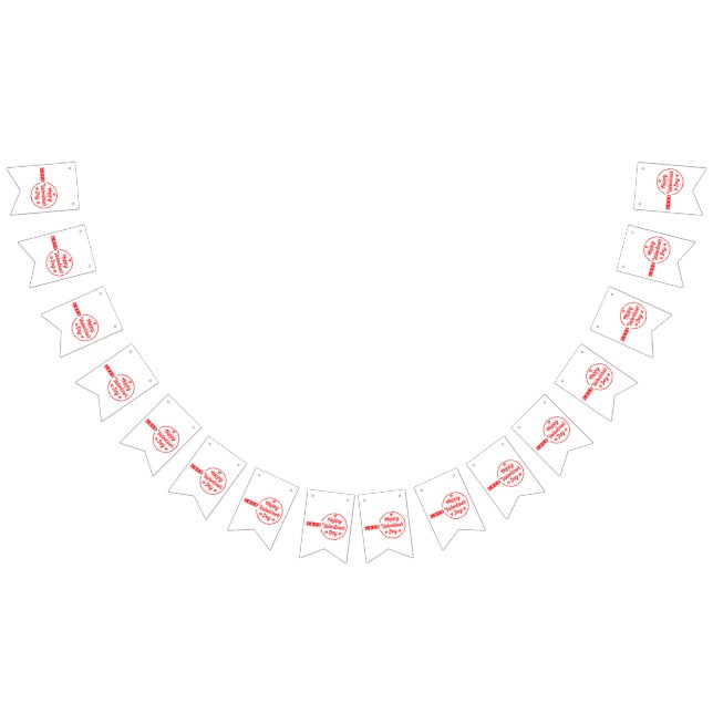 Feliz Dia dos Namorados Bandeira de Bunting (Todos)