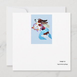 Feliz Dia dos Namorados Cartão de Cachorro Basset