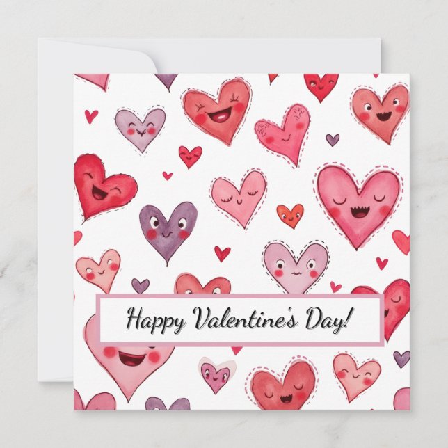 Feliz Dia dos Namorados! Cartão do Dia dos Namorad (Frente)