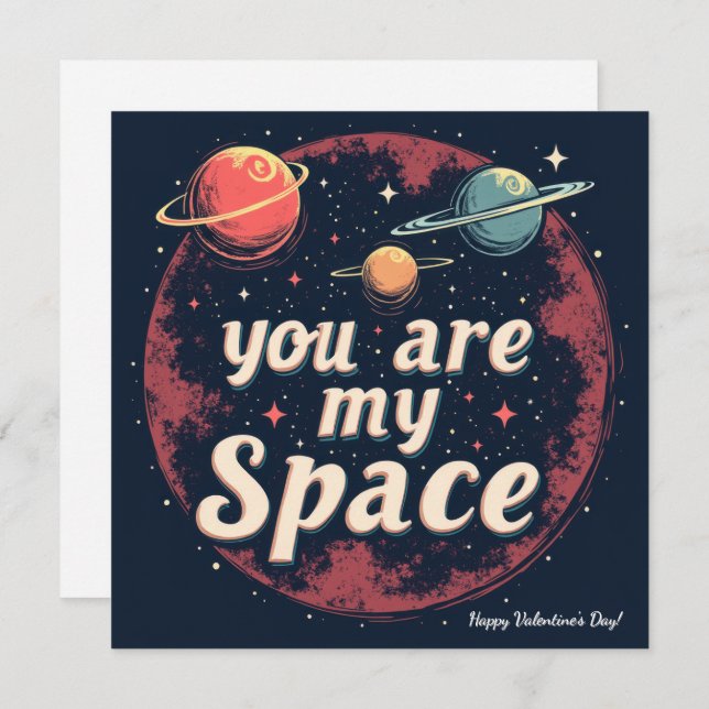 Feliz Dia dos Namorados! Cartão do Dia dos Namorad (Frente/Verso)