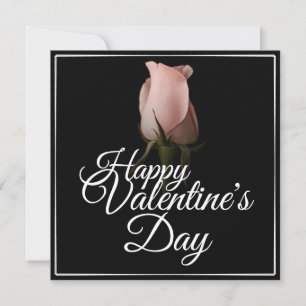 Feliz Dia dos Namorados com rosa rosa