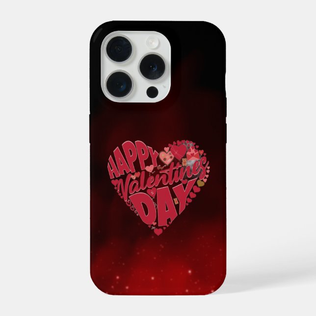 Feliz Dia dos Namorados Coração de Amor (Verso)