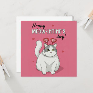 Feliz Dia dos Namorados Gatinho Fofo Com Tiaro de
