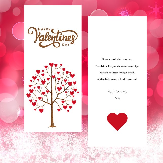 Feliz Dia Dos Namorados Para Uma Placa Plana Amiga (Criador carregado)