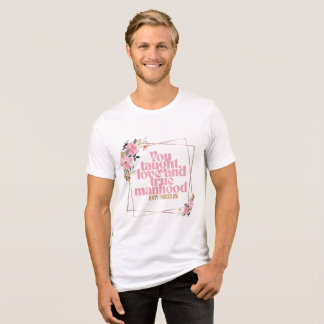 Feliz Dia dos Pais Design de Citação Floral | Você