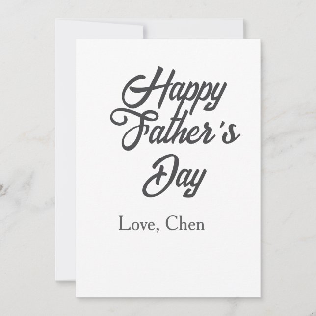 Feliz dia dos pais nome cinza amor melhor papai de (Frente)