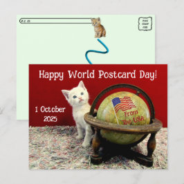 Feliz Dia Mundial do Cartão Postal com Tuffy McStu