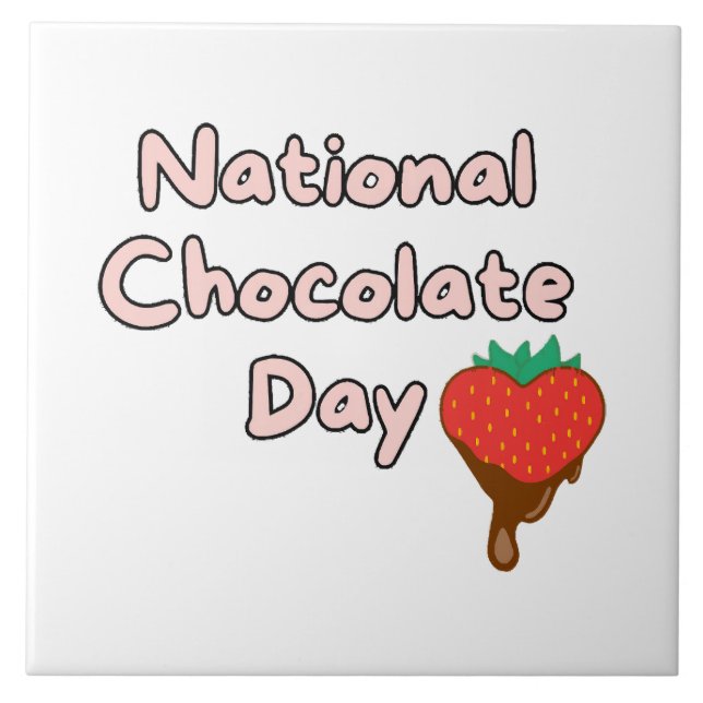 Feliz dia nacional do chocolate (Frente)