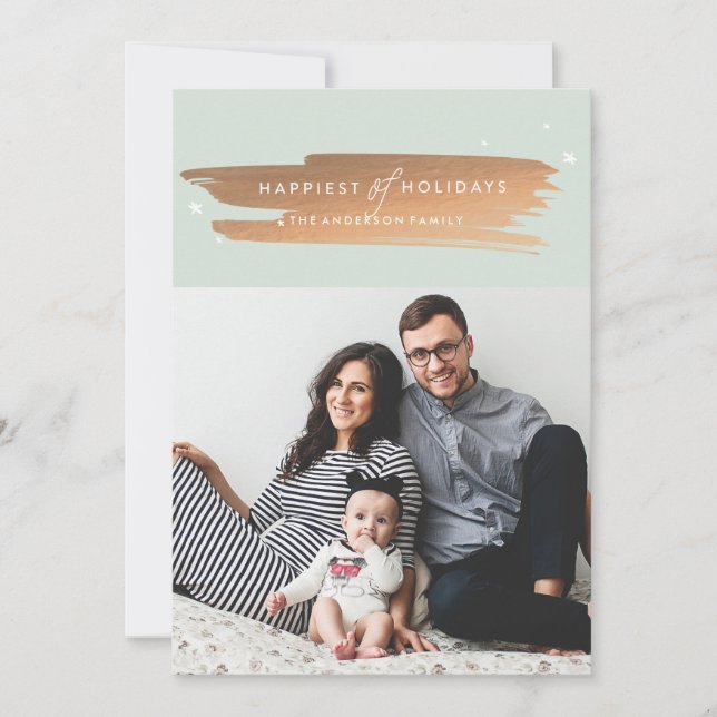 FELIZ DO Cartão de Natal DE FERIADOS (Frente)