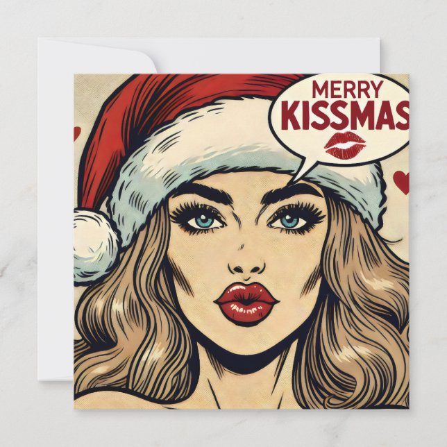 Feliz do Kissmas Retrô de Natal (Frente)
