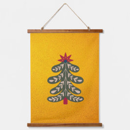 Feliz e árvore de Natal Brilhante