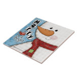 Feliz e Bright Christmas Snowman e Red Bird<br><div class="desc">Este design de Natal é uma pintura digital mestiça que apresenta um bonitinho bonitinho bonitinho com um padrão de gingham. Ele veste um nariz grande de cenoura e um cachecol vermelho com uma colagem de letras e uma mancha verde costurada no lugar. Um passarinho vermelho passa como se cumprimentasse seu...</div>