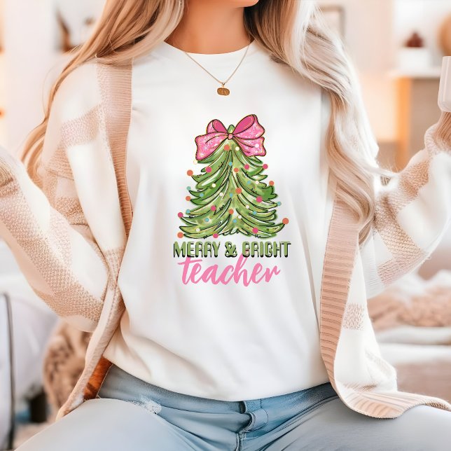 Feliz e Bright Teacher - Camisa de Natal (Criador carregado)