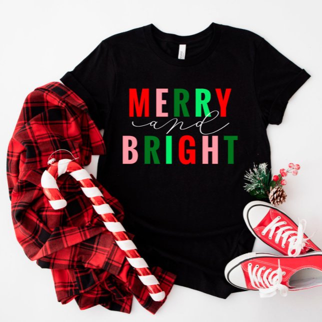 Feliz e Camisa de Natal Bright (Criador carregado)