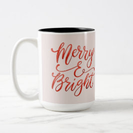 Feliz e caneca de Natal Brilhante - Design de rena