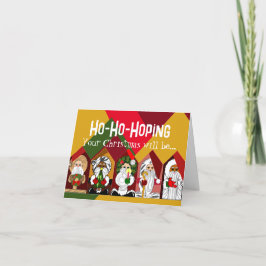 Feliz e Cartão de Natal Brilhante