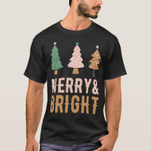 Feliz e Design de Camisas de Natal Brilhantes